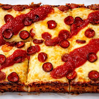 Detroit Pepperoni Pizza